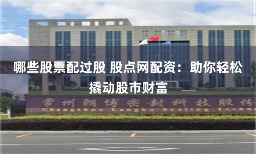 哪些股票配过股 股点网配资:助你轻松撬动股市财富